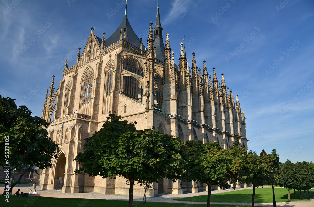Saint Barbara Church in Kutna Hora, Czech Republic Saint Barbara Church in Kutna Hora, Czech Republic