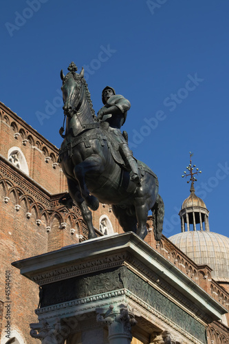 Statue of Bartolomeo Colleoni in Venice (Italy)