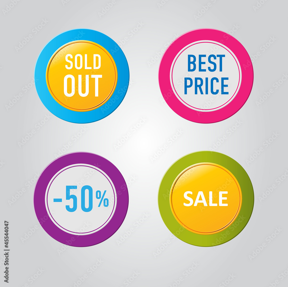 Stickers with sale and best price massages Stickers with sale and best price massages