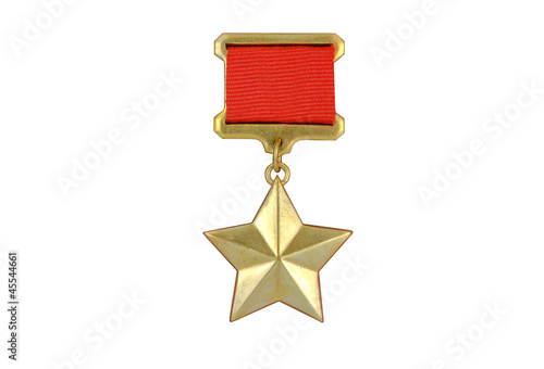The medal of the Hero of the Soviet Union.