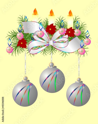 bożonarodzeniowa dekoracja