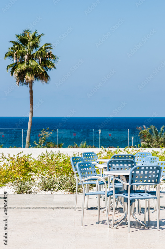 Naklejka premium outdoor cafes