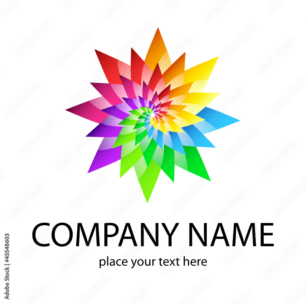 Obraz premium Logo Design Abstrakt