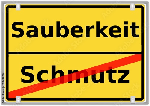 Sauberkeit vs. Schmutz