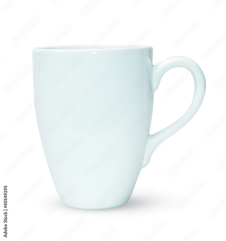 tea cup isolated on white front view tea cup isolated on white front view