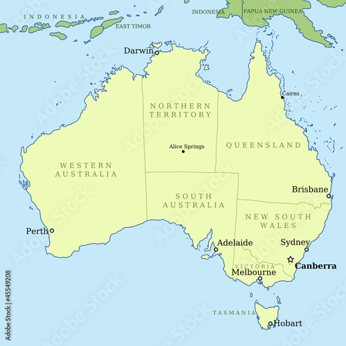 Map of Australia