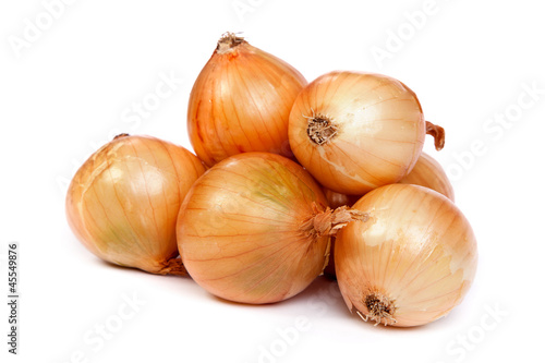 Wallpaper Mural Group of a onions, isolated on white Torontodigital.ca