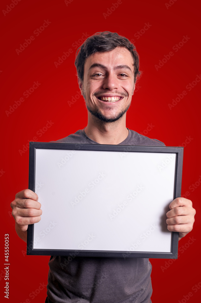 fanny smiling guy showing sign fanny smiling guy showing sign
