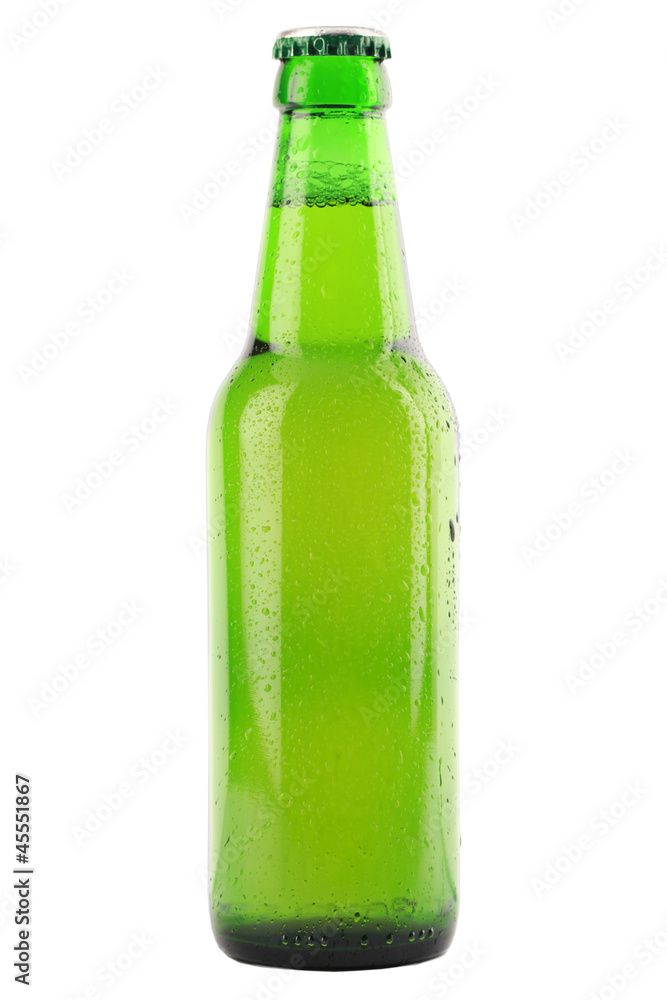 Grüne Bierflasche