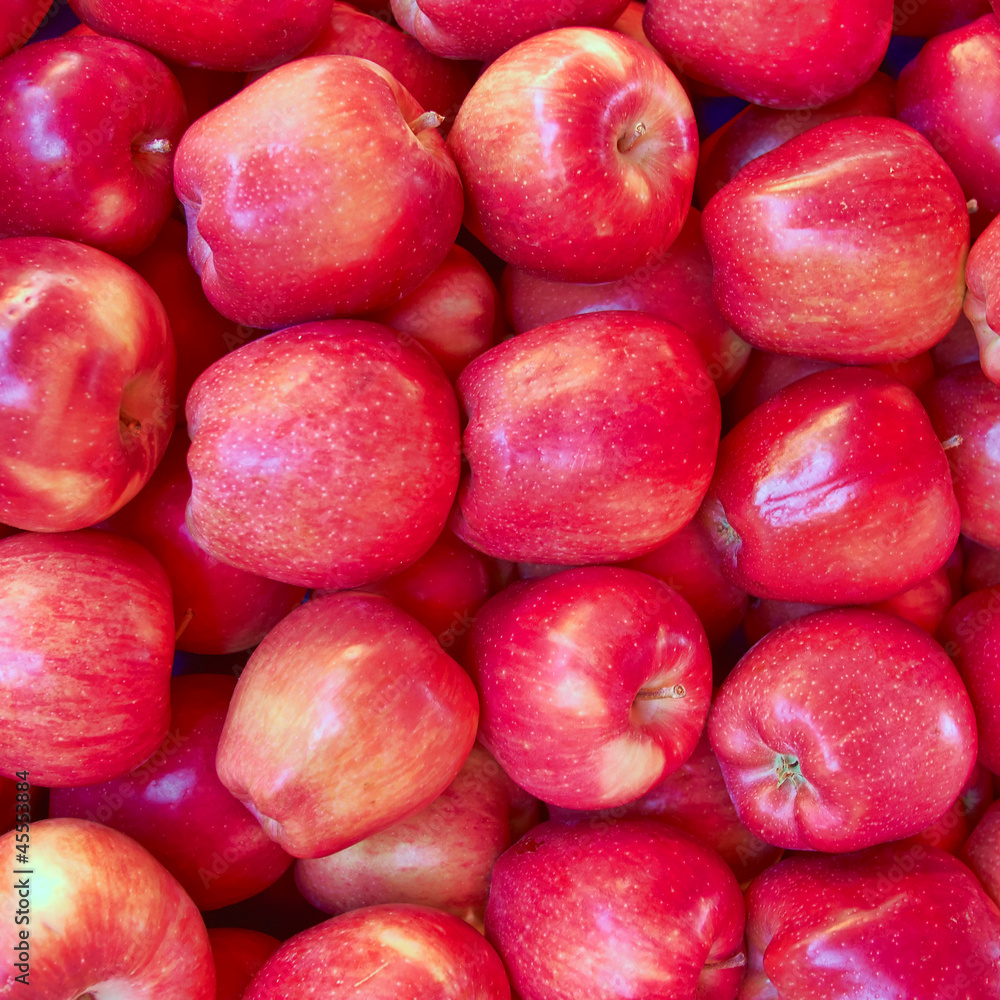 crunchy red apples closeup, natural background crunchy red apples closeup, natural background