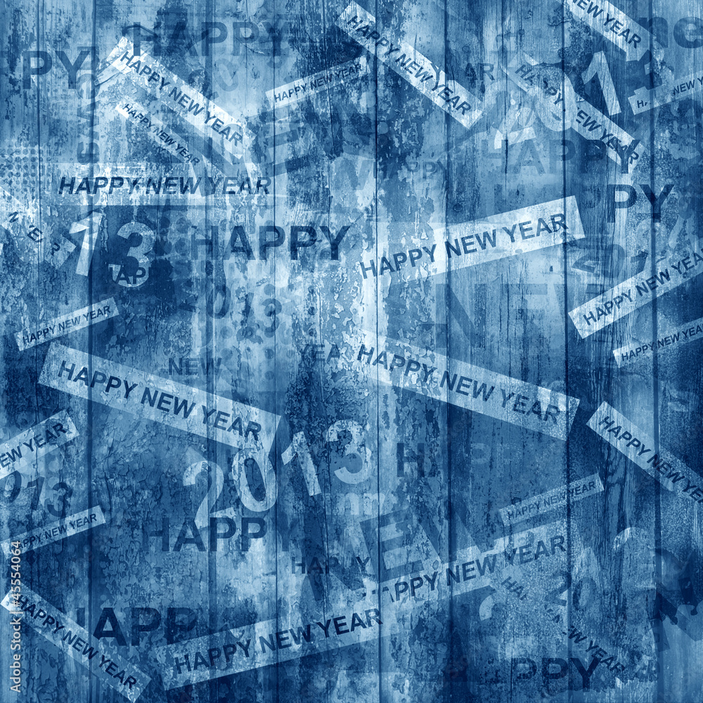 Naklejka premium Happy new year abstract background