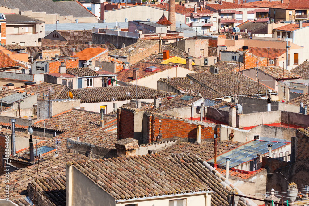 City view of buildings in Spain