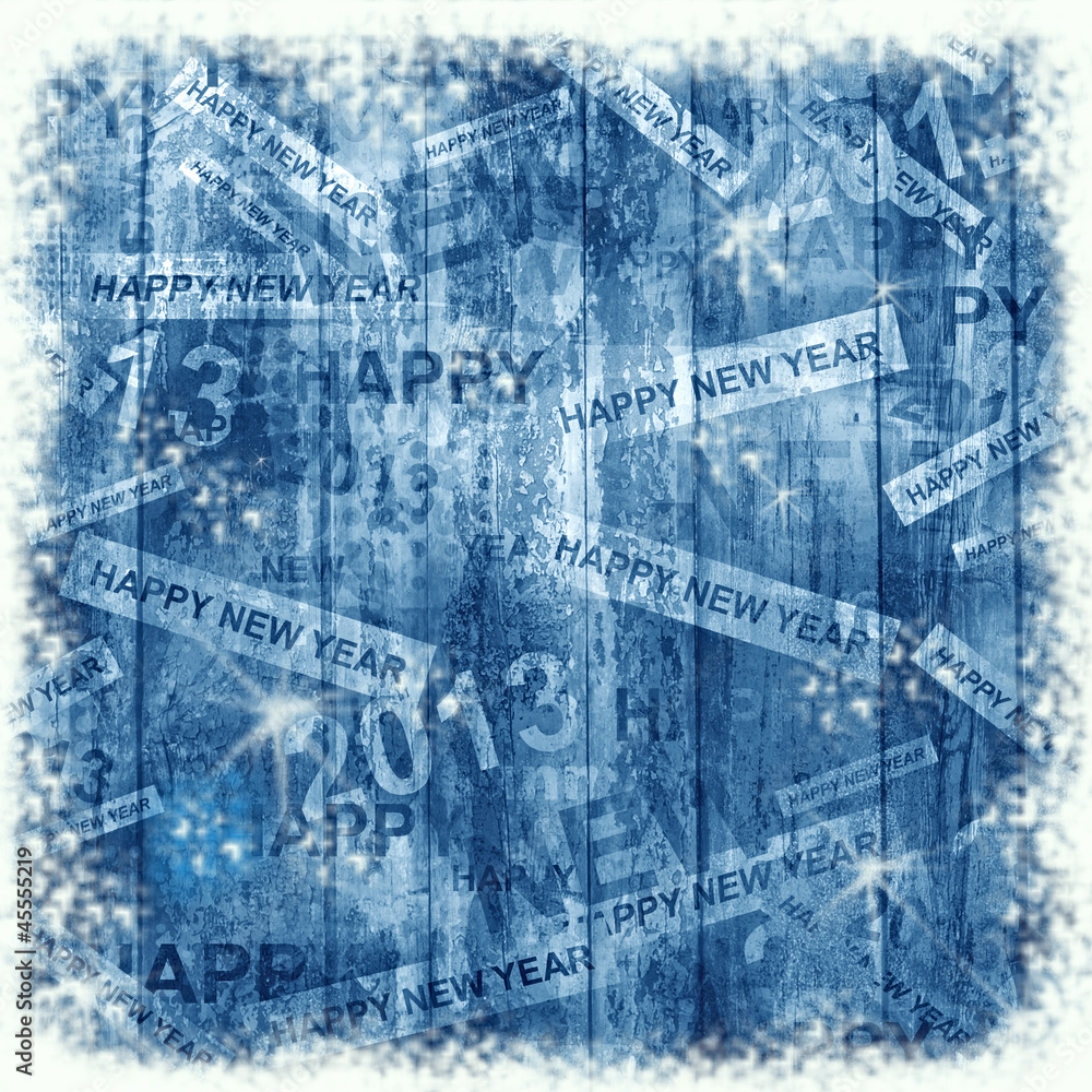 Naklejka premium Happy new year abstract background