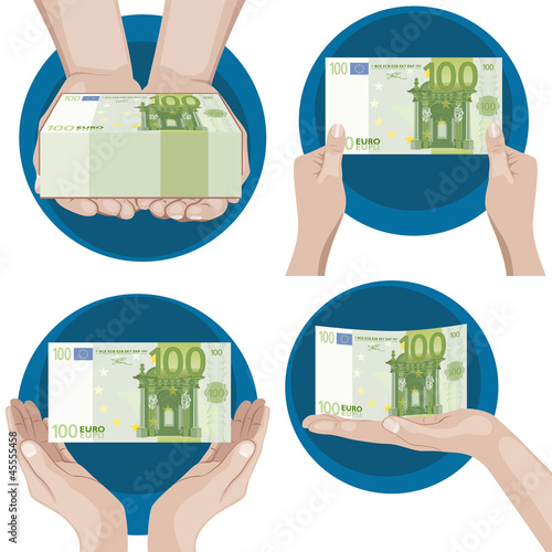 Manos con dinero