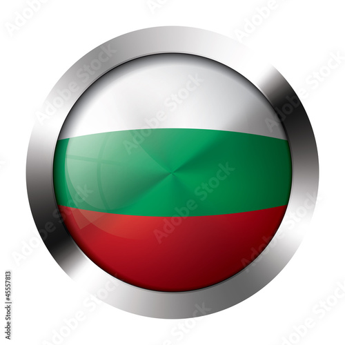 Free Download Metal and glass button - flag of bulgaria - europe - GFXLoad