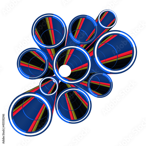 Surface circles tubes