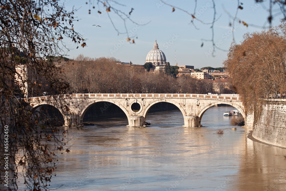 Fototapeta premium ponte sul tevere