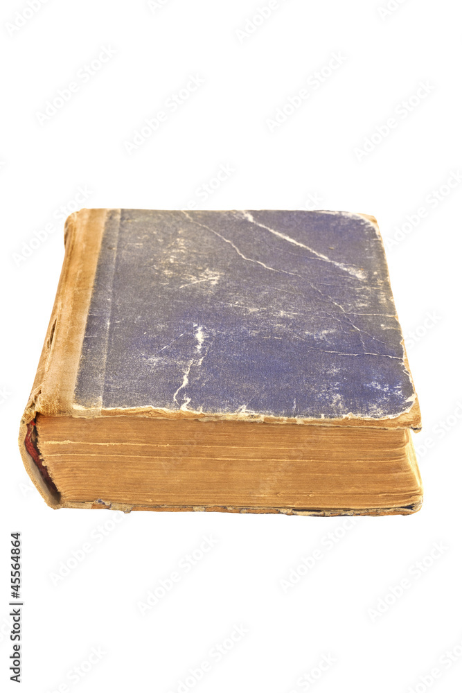 Old tattered book isolated Old tattered book isolated