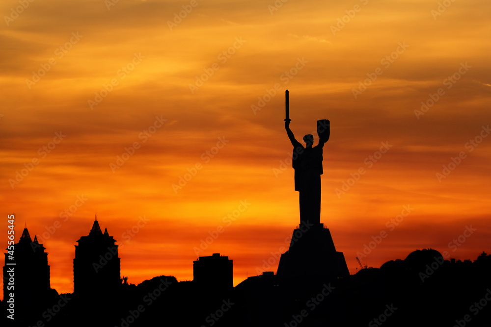 Sunset over Kiev Sunset over Kiev
