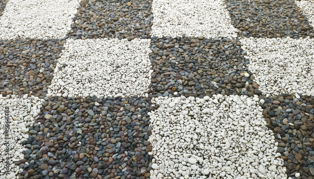 Fototapeta premium decorative pattern of gravel stone