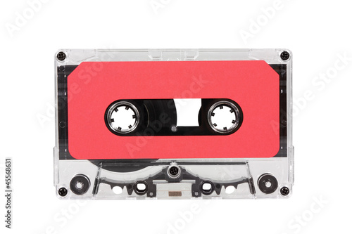 Vintage Red Audio Cassette ...