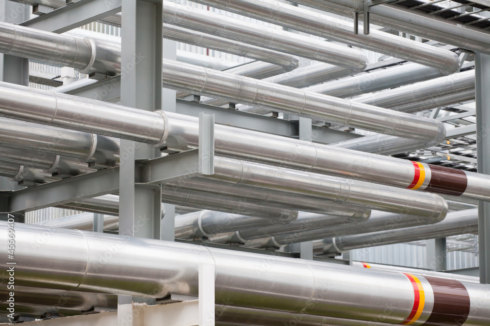 Industrial background with the image of pipelines Industrial background with the image of pipelines