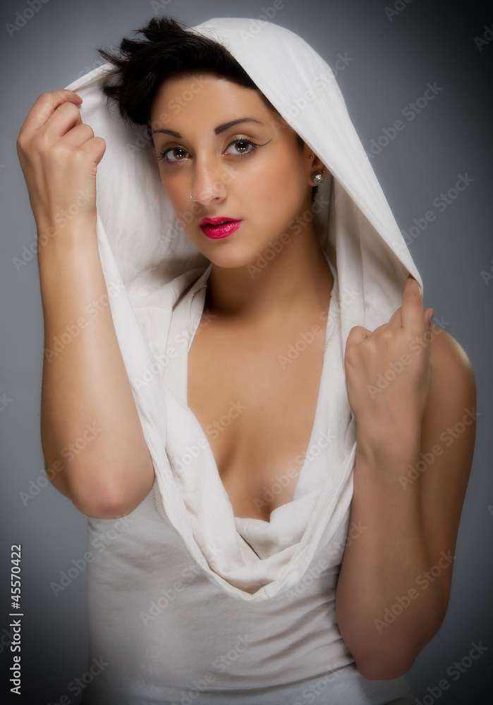 Beautiful young female portrait Beautiful young female portrait