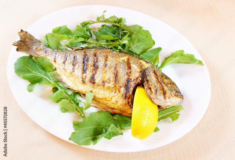 Fried fish Dorada