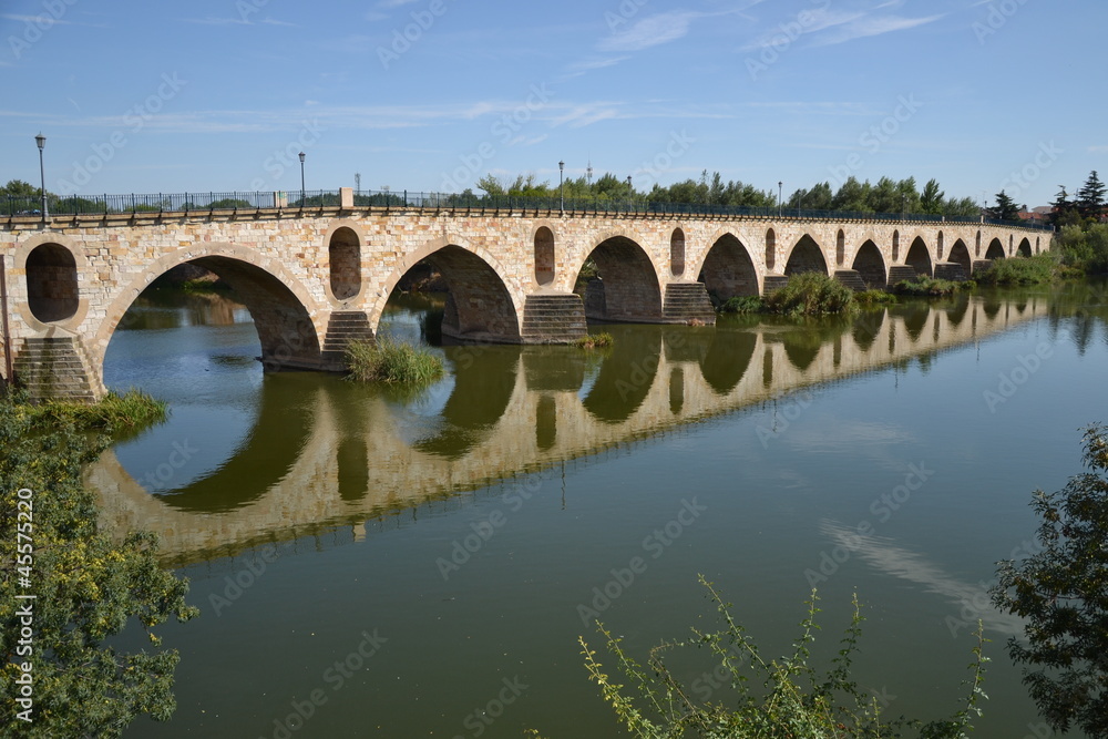 Puente de piedra en Zamora