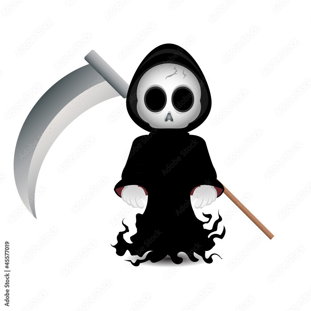 grim reaper clip art Stock Vector | Adobe Stock