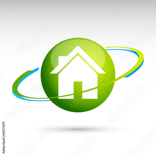 Logo maison énergie