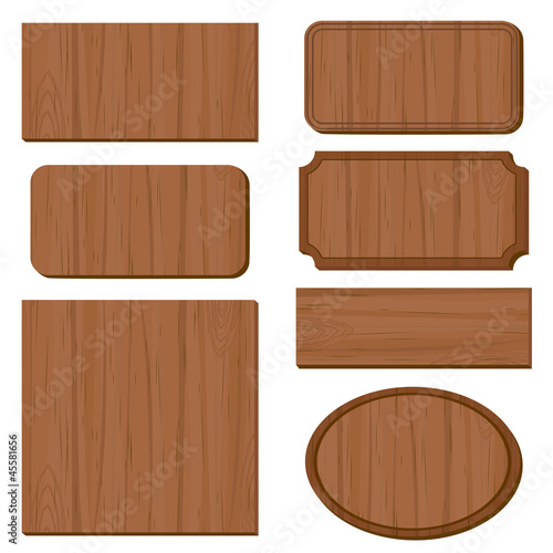 Wooden boards