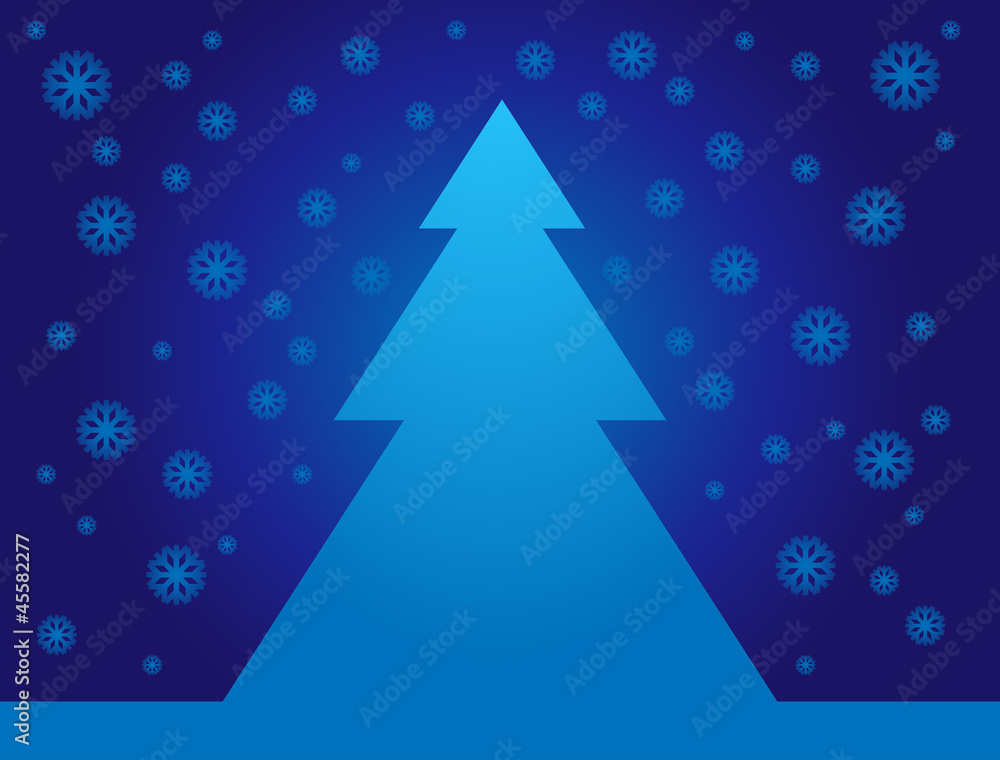 Winter background with a tree Winter background with a tree