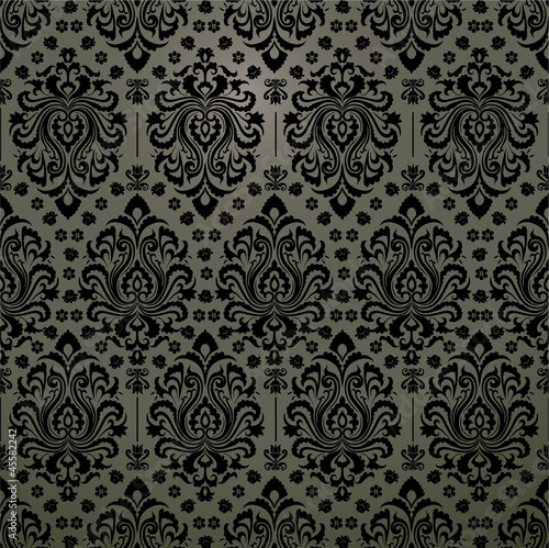 Luxury decorative floral pattern