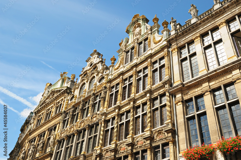 historical building on Grand Place in Brussels
