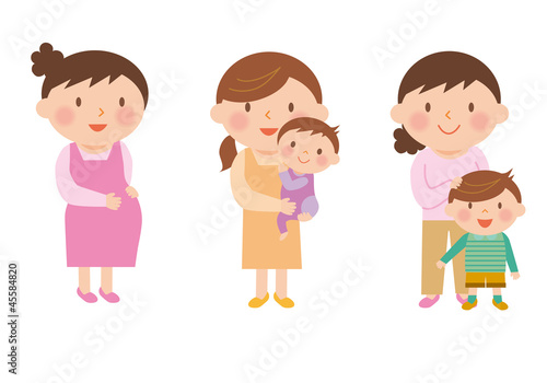 子育てする女性