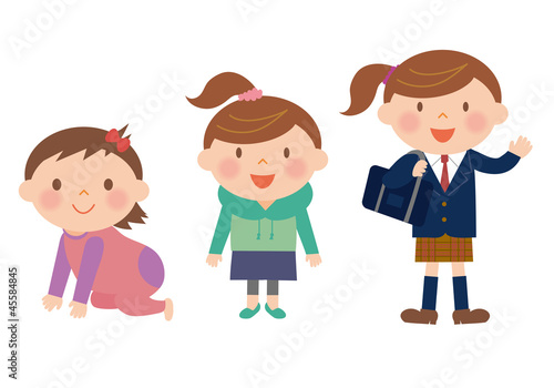 女の子の成長