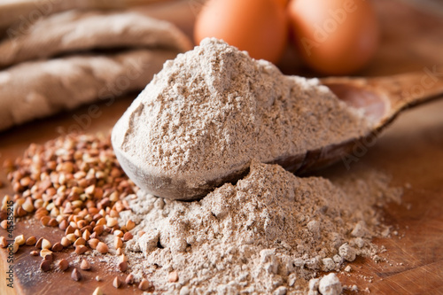 Photo Buckwheat flour
