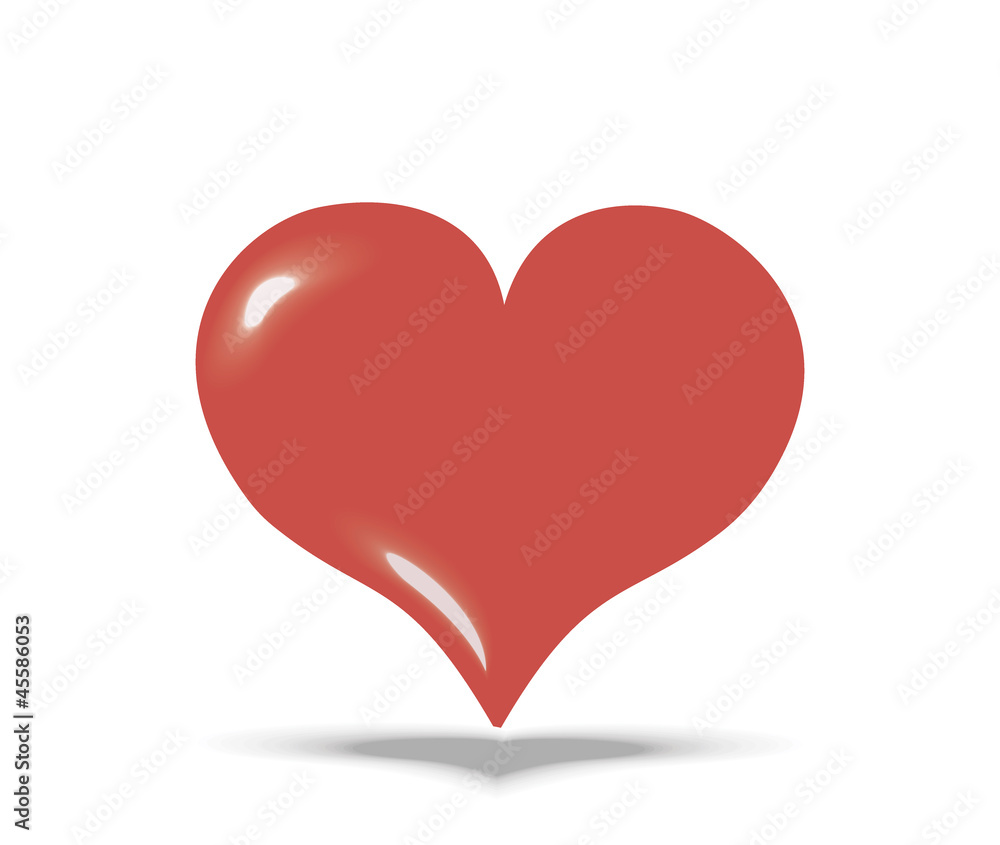 Heart - symbol of love. vector.