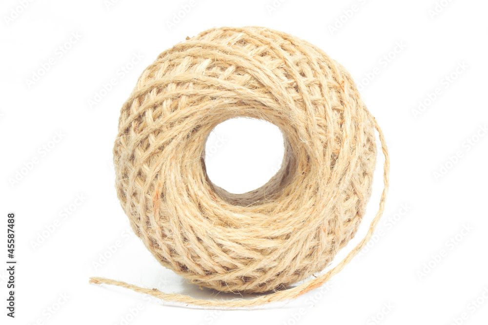 Close-up of a hemp rope