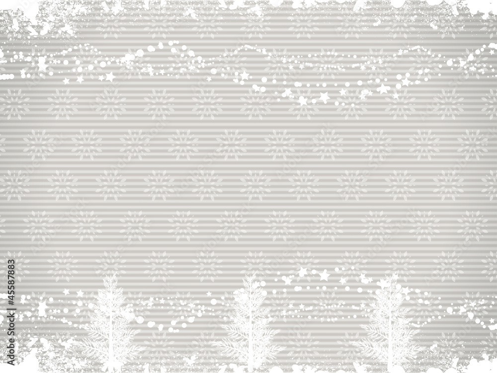 Obraz premium Christmas background silver