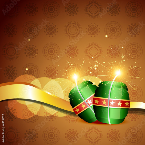 diwali crackers background