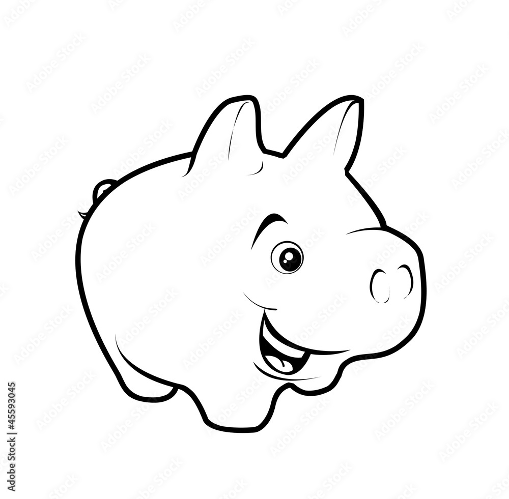 sparschwein schwein glücksschwein pinselspitze brush sparschwein schwein glücksschwein pinselspitze brush