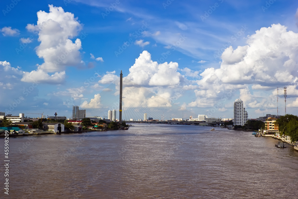 Chao Phraya river in Bangkok
