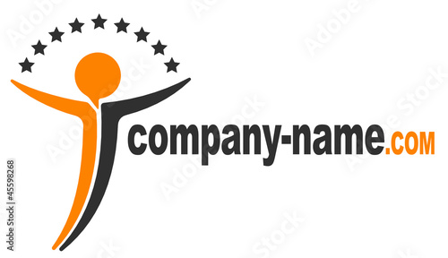Schilderij op canvas Company Logo