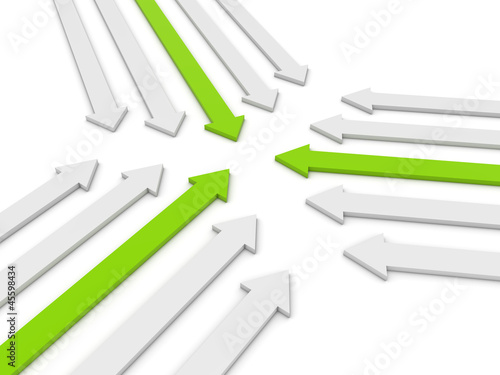 leadership concept 3d rende...