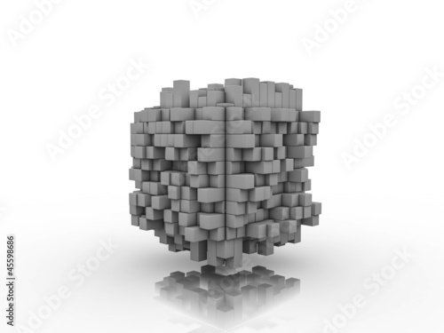 Blue 3D Blocks