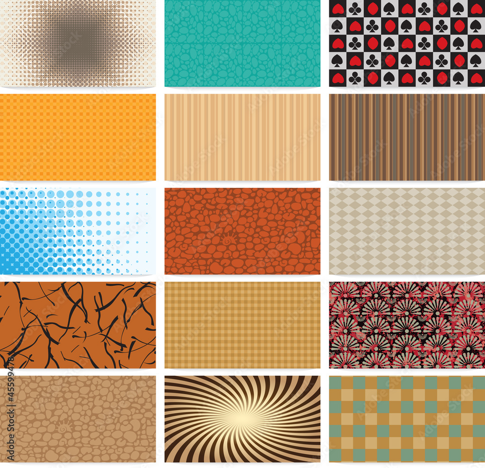 set of abstract backgrounds for business cards set of abstract backgrounds for business cards