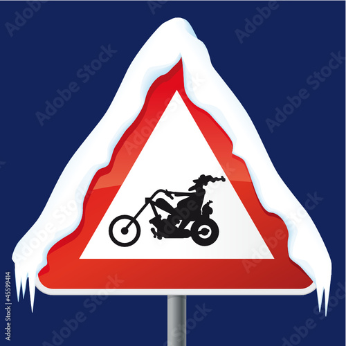 Schild Bikersanta