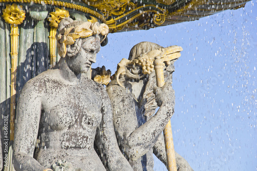 Fountain in the Place de la Concorde  Paris